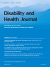 Disability and Health Journal雜志封面